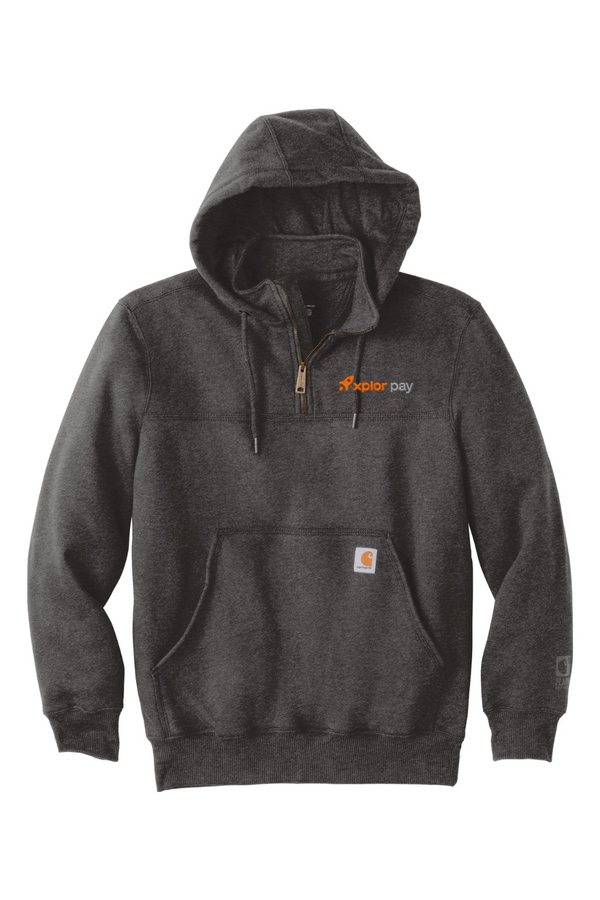 Xplor Pay: Carhartt Rain ADULT Defender Paxton Heavyweight Hooded Zip Mock Sweatshirt (Embroidered)