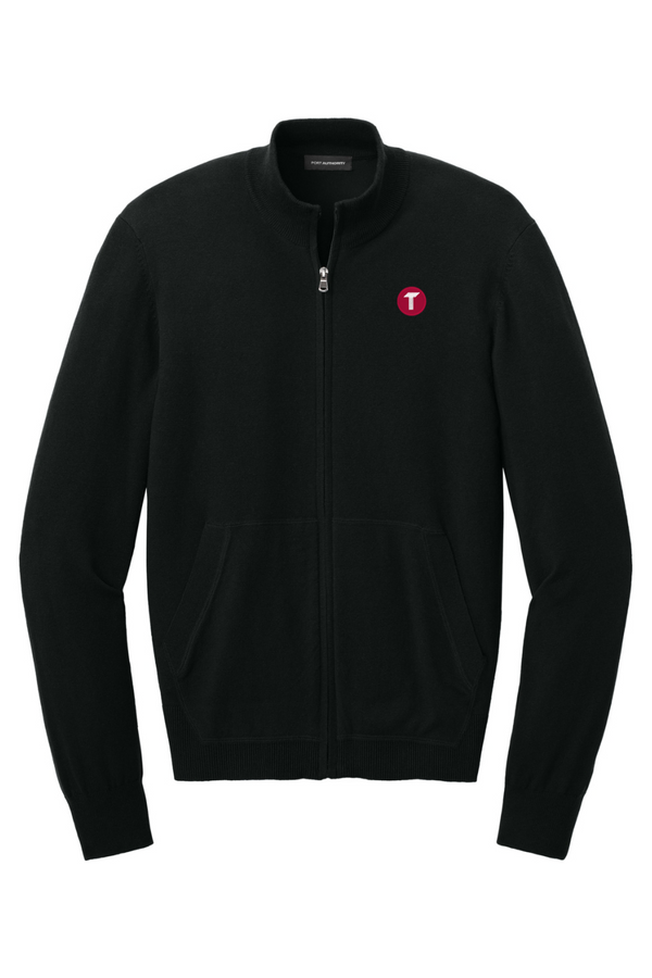 Torc: ADULT Easy Care Full-Zip Sweater (Embroidered)