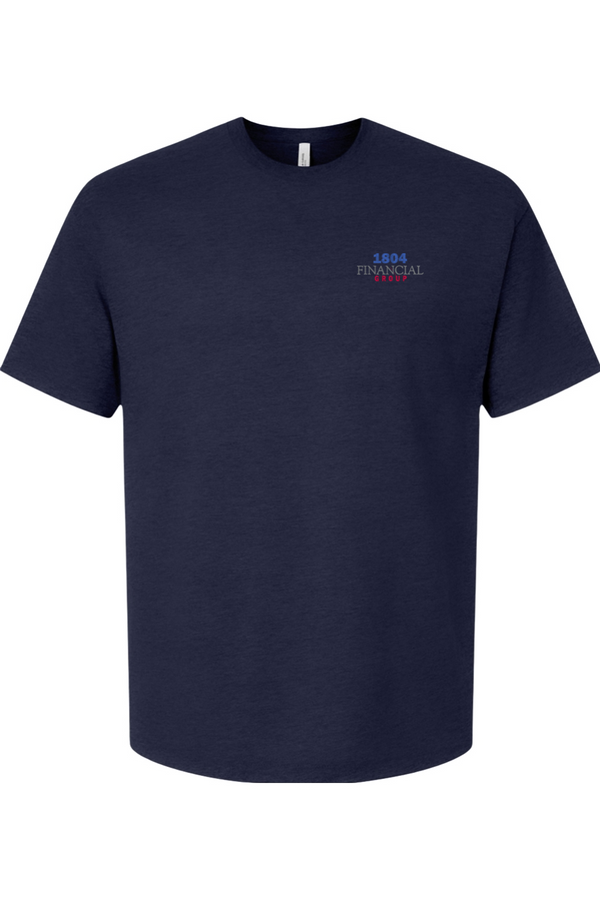 1804: ADULT 6 oz. Heavyweight Ringspun Tee (Embroidered)