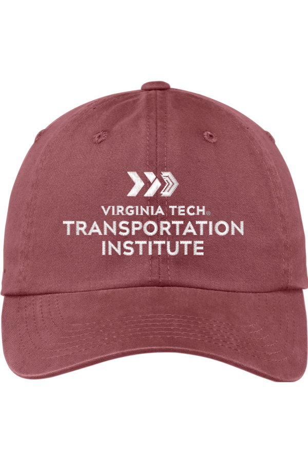 VTTI Chevron with VT Back Logo: Garment Washed Cap (Embroidered)