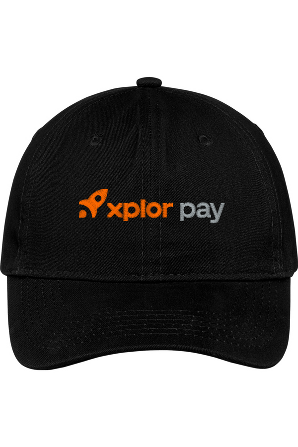 Xplor Pay: Brushed Twill Low Profile Cap (Embroidered)