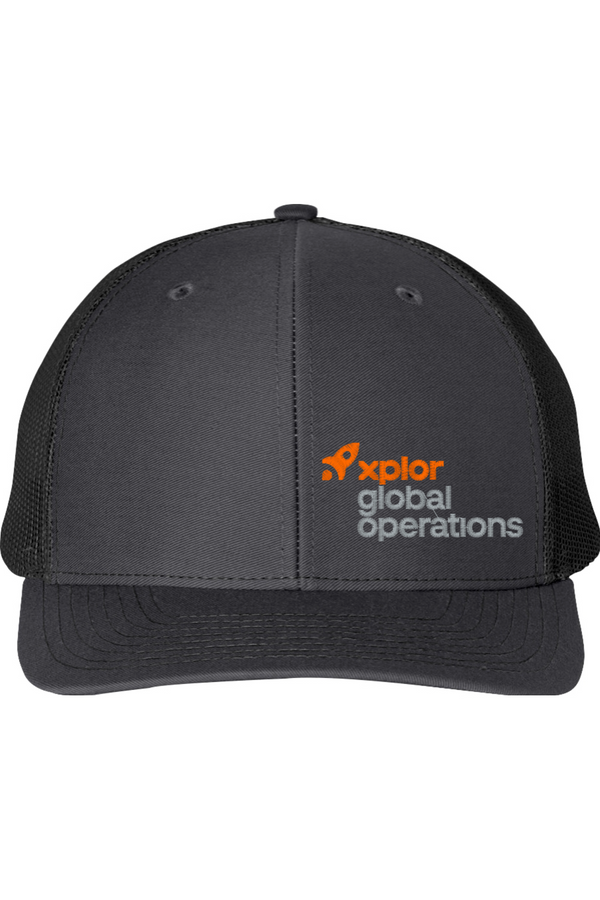 Xplor Global Ops: Richardson Snapback Trucker Cap (Embroidered)