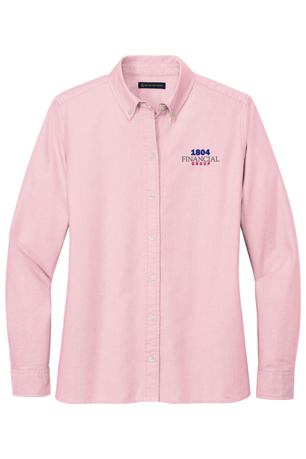 1804: LADIES Brooks Brothers Casual Oxford Cloth Shirt (Embroidered)