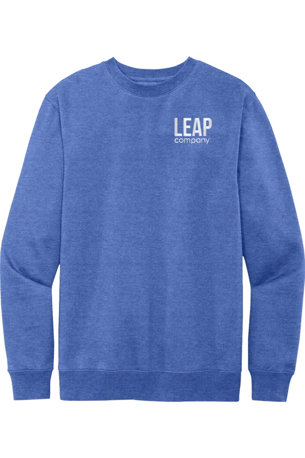 Leap: ADULT SoftSpun Fleece Crewneck Sweatshirt (Embroidered)