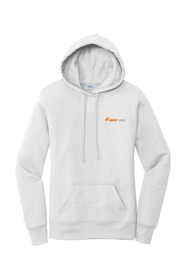 Xplor Pay: LADIES Classic Fleece Pullover Hooded Sweatshirt (Embroidered)