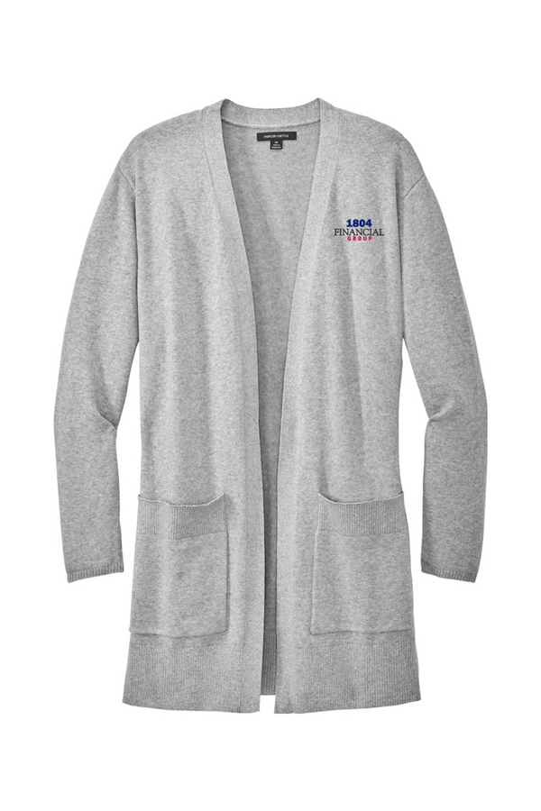 1804: LADIES Open Front Cardigan Sweater