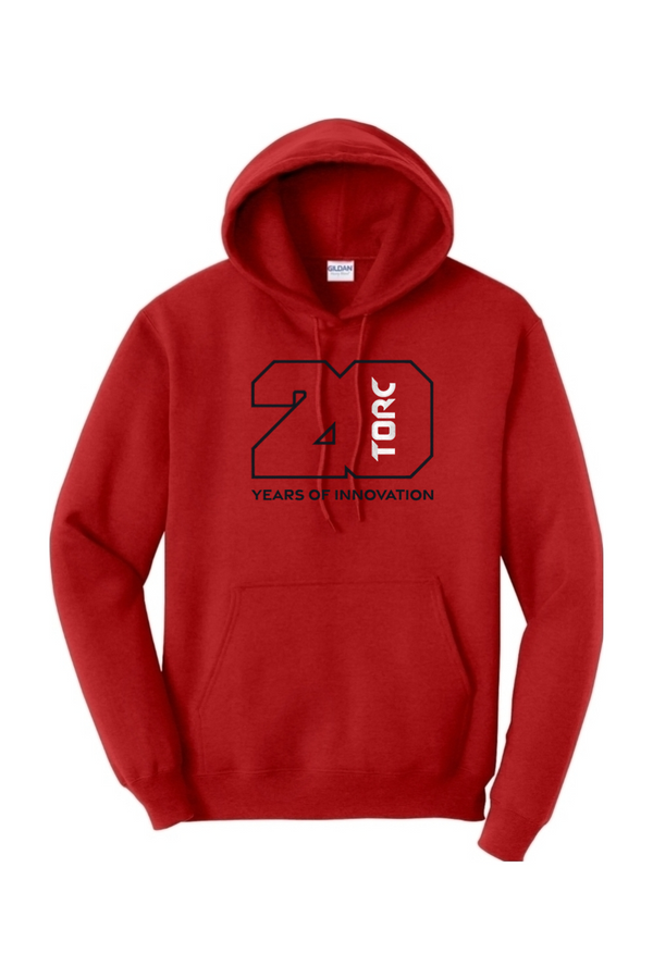 Torc 20th: ADULT Heavy Hooded Sweatshirt (FullFront Embroidery)