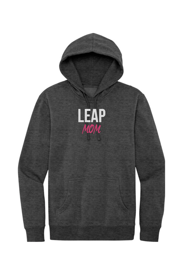 Leap Mom: ADULT Ringspun Fleece Hoodie (Embroidered)