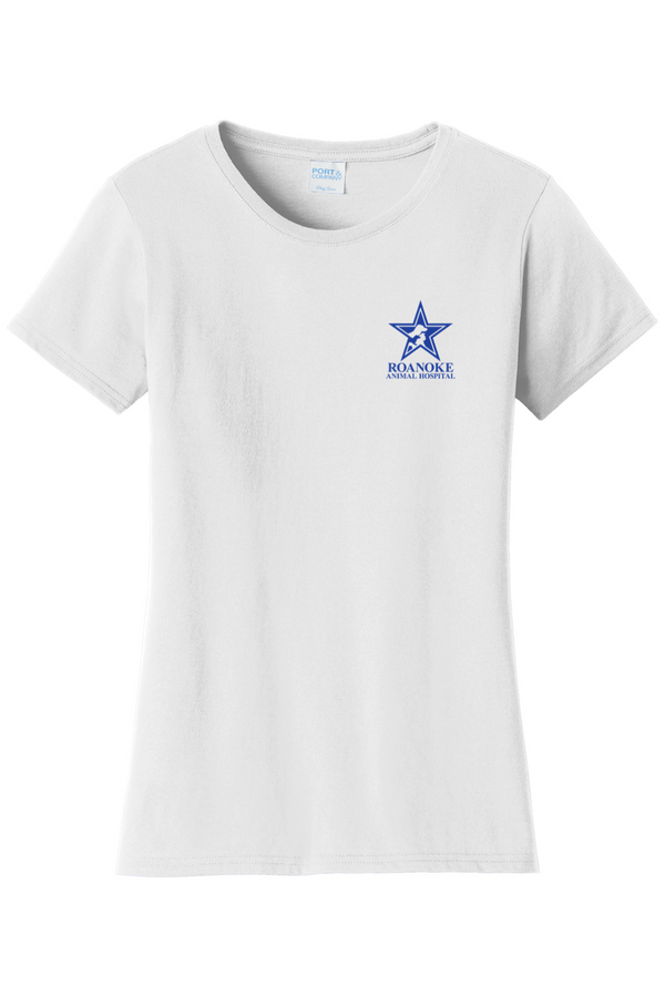 RAH: LADIES Ringspun Cotton Tee (Printed)