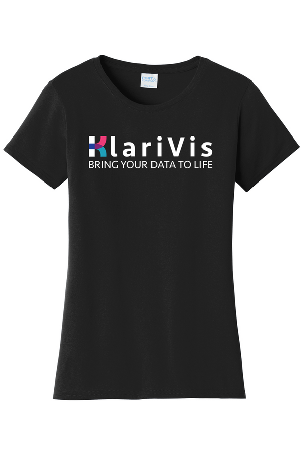 KlariVis: LADIES Ringspun Tee (Printed)