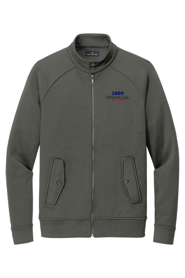 1804: Brooks Brothers ADULT Double-Knit Full-Zip