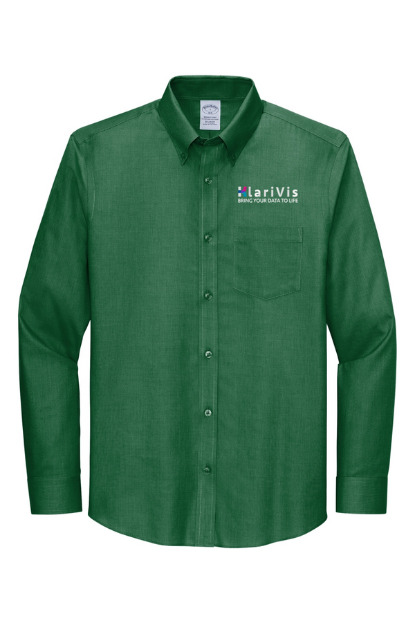 KlariVis: Brooks Brothers ADULT Wrinkle-Free Stretch Nailhead Shirt