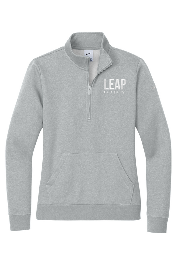 Leap: Nike LADIES Fleece 1/2-Zip (Embroidered)