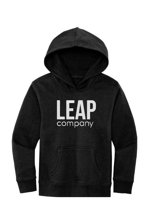 Leap: YOUTH SoftSpun Fleece Hoodie (FullFront Embroidery)