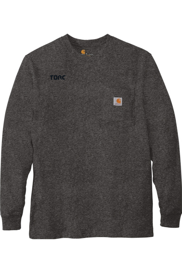 Torc: Carhartt ADULT Workwear Pocket Long Sleeve T-Shirt (Embroidered)