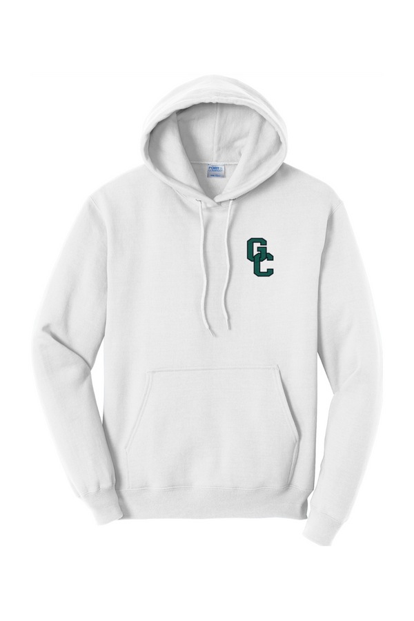 Glen Cove: ADULT Fleece Pullover Hooded Sweatshirt (Embroidered)