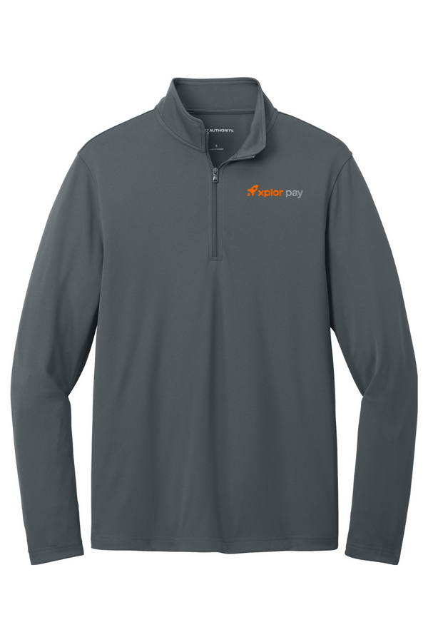 Xplor Pay: ADULT Lightweight Micro-Mesh Performance 1/4-Zip