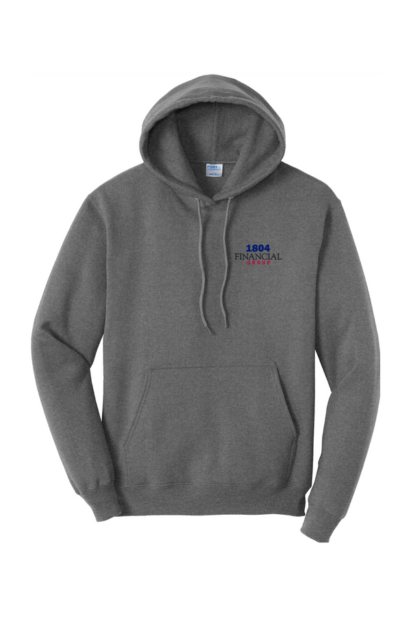 1804: ADULT Classic Fleece Pullover Hooded Sweatshirt