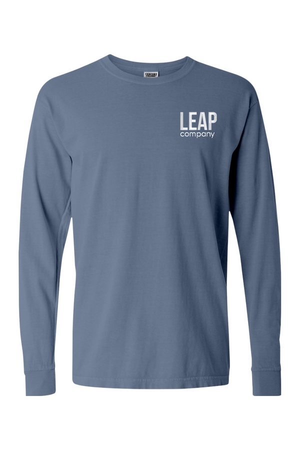 Leap: ADULT Comfort Colors Ringspun Long Sleeve T-Shirt (Embroidered)