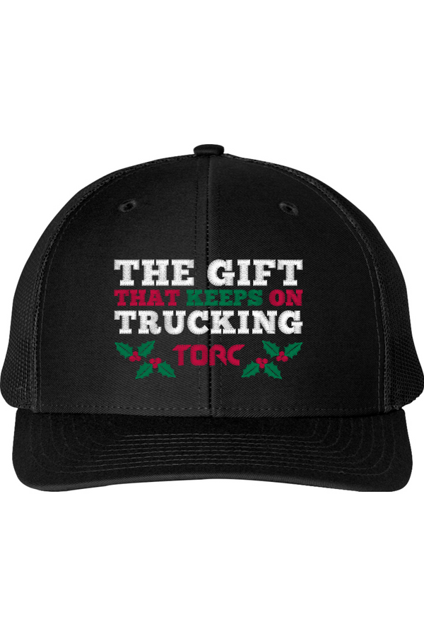 Torc "The Gift That Keeps On Trucking": Richardson Snapback Trucker Cap (Embroidered)