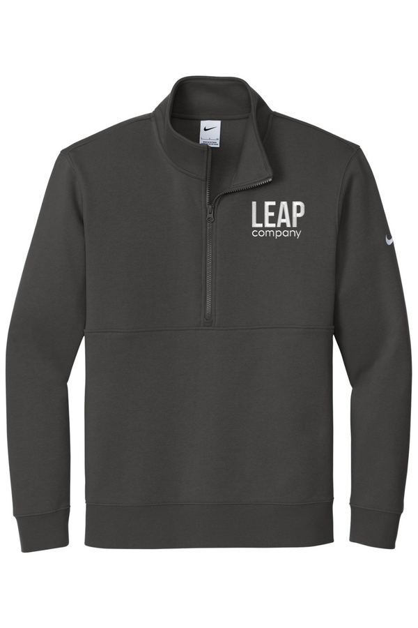Leap: Nike ADULT Fleece 1/2-Zip (Embroidered)