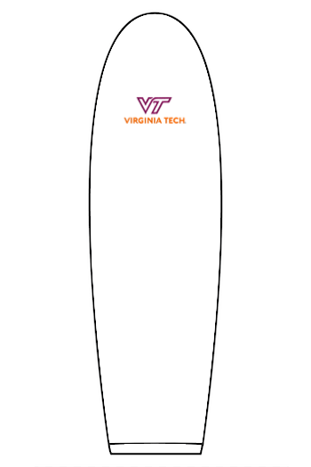 VTTI Chevron with VT Sleeve Logo: ADULT Fleece Pullover Hooded Sweatshirt (Embroidered)