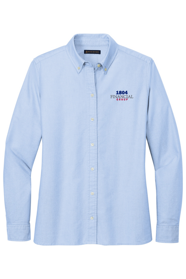 1804: LADIES Brooks Brothers Casual Oxford Cloth Shirt (Embroidered)