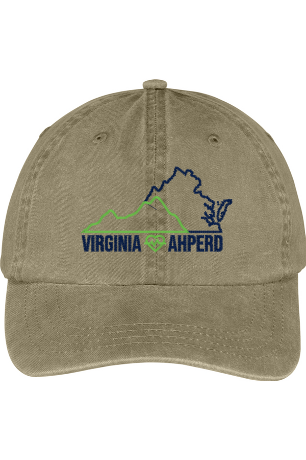 VA AHPERD: Pigment-Dyed Cap (Embroidered)