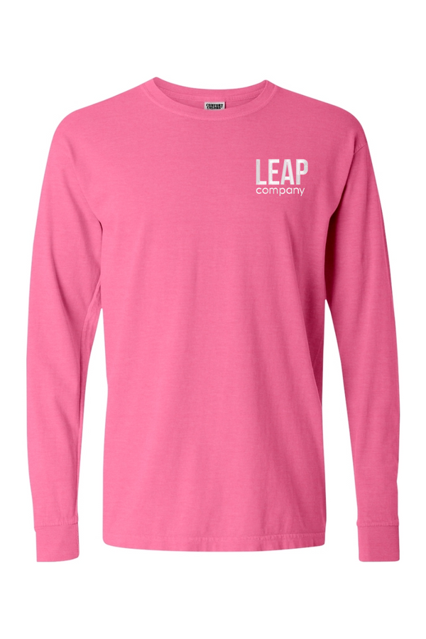 Leap: ADULT Comfort Colors Ringspun Long Sleeve T-Shirt (Embroidered)