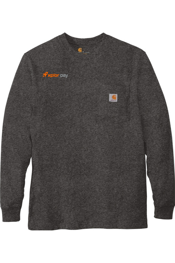 Xplor Pay: Carhartt ADULT Workwear Pocket Long Sleeve T-Shirt (Embroidered)