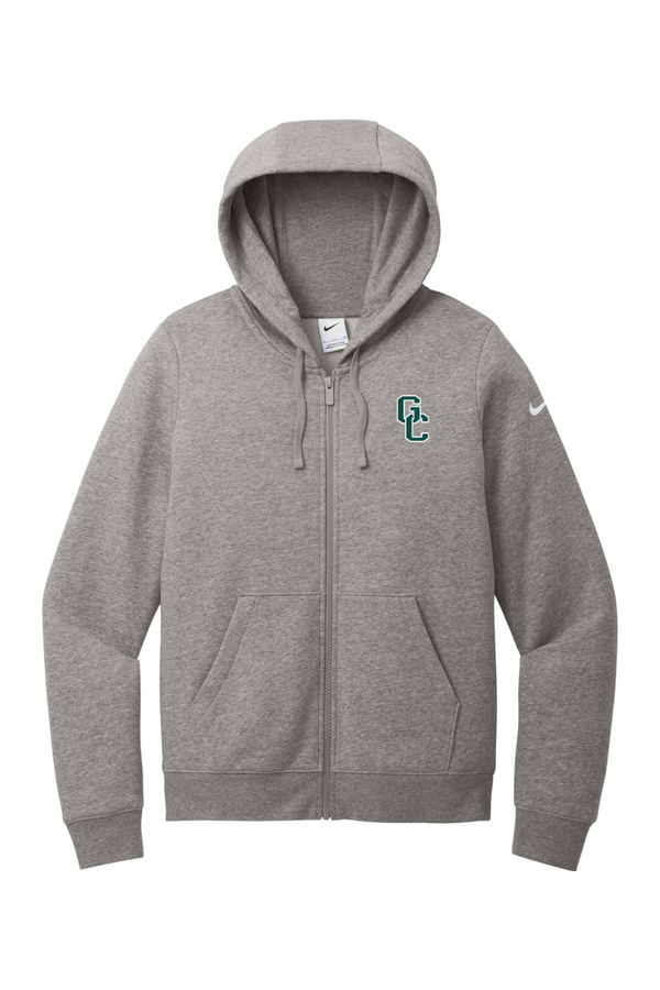 Glen Cove: LADIES Nike Fleece Full-Zip Hoodie (Embroidered)