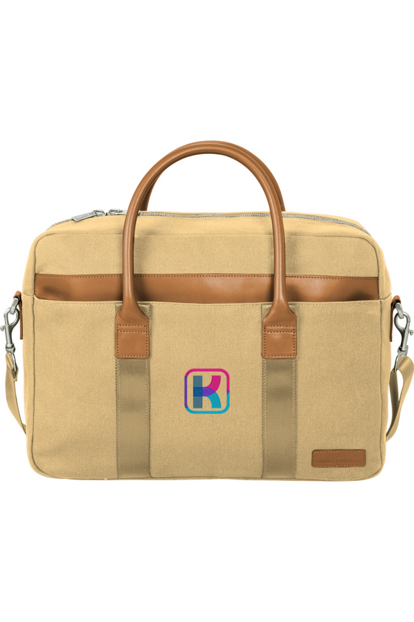 KlariVis: Brooks Brothers Wells Briefcase (Embroidered)