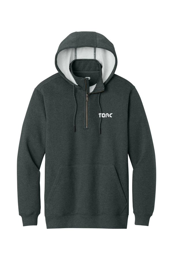 Torc: ADULT Work-Ready Heavy-Duty Fleece 1/4-Zip Hoodie (Embroidered)