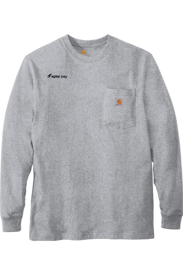 Xplor Pay: Carhartt ADULT Workwear Pocket Long Sleeve T-Shirt (Embroidered)