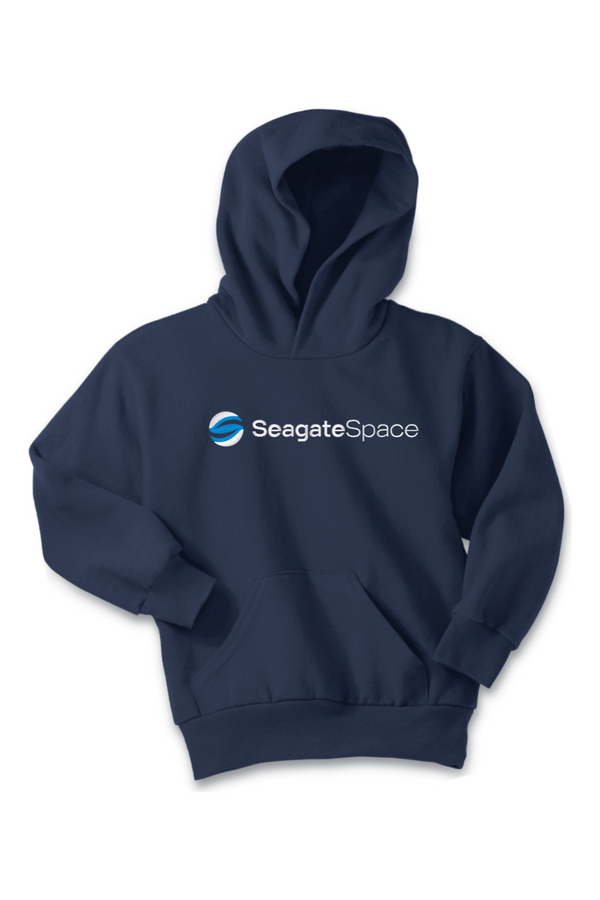 Seagate Space: YOUTH Classic Fleece Pullover Hooded Sweatshirt (Embroidered)