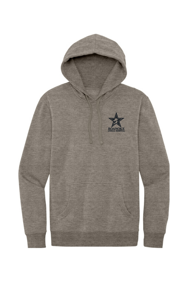 RAH: ADULT Heather Tone-on-Tone SoftSpun Fleece Hoodie (Embroidered)