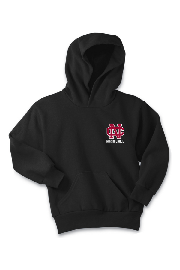 North Cross: YOUTH Fleece Pullover Hooded Sweatshirt