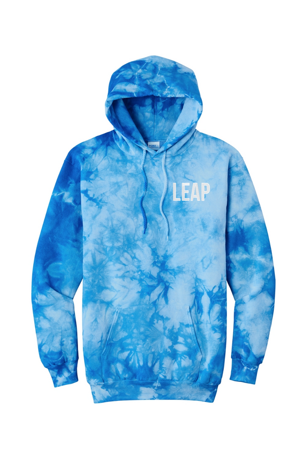 Leap: ADULT Crystal Tie-Dye Pullover Hoodie (Embroidered)