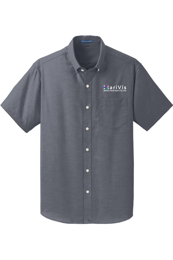 KlariVis: ADULT Short Sleeve Oxford Shirt