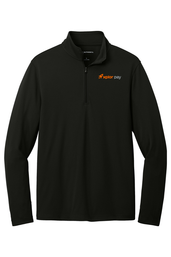 Xplor Pay: ADULT Lightweight Micro-Mesh Performance 1/4-Zip