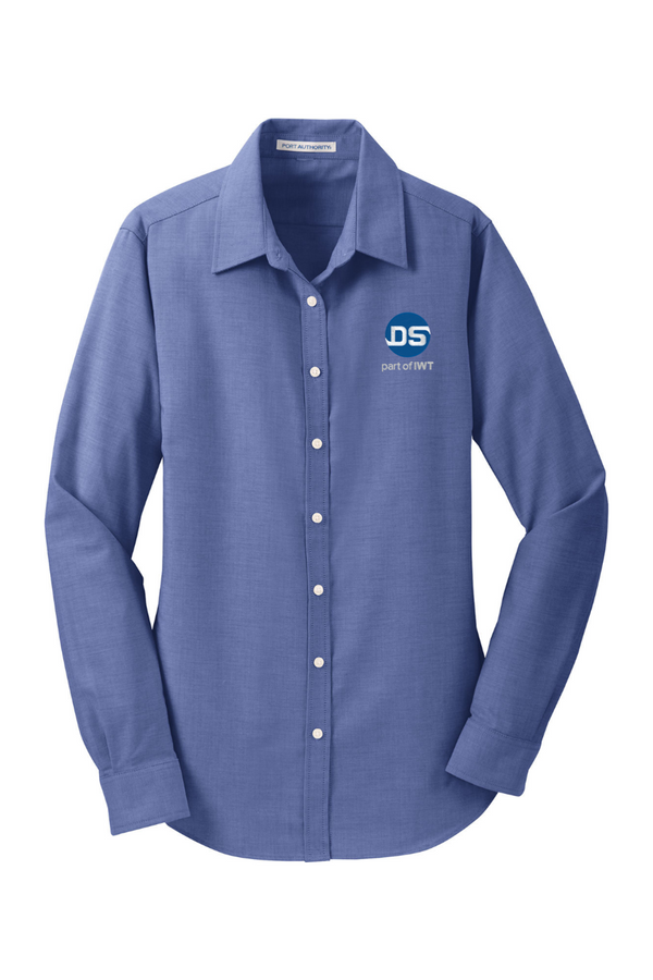 DS/IWT: LADIES Classic Longsleeve Oxford Shirt (Embroidered)