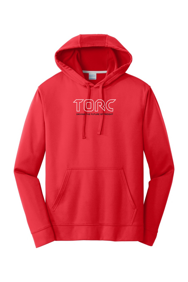 Torc "Driving the Future of Freight": ADULT Performance Fleece Pullover Hooded Sweatshirt (Embroidered)