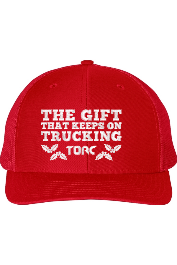 Torc "The Gift That Keeps On Trucking": Richardson Snapback Trucker Cap (Embroidered)