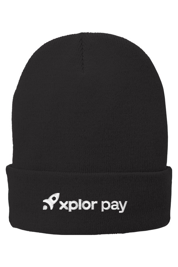 Xplor Pay: Fleece-Lined Knit Cap (Embroidered)