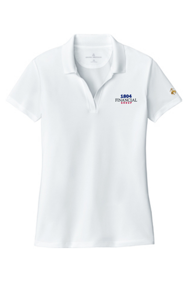 1804: Brooks Brothers LADIES Mesh Pique Performance Polo