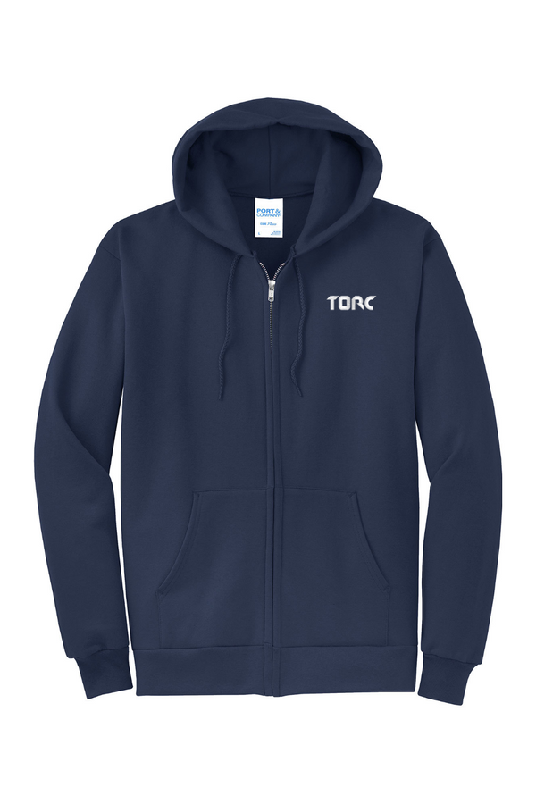 Torc: Classic Fleece Full-Zip Hooded Sweatshirt