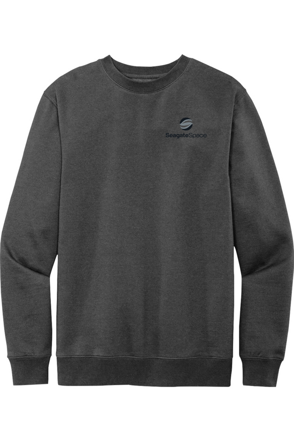 Seagate Space: ADULT SoftSpun Fleece Crewneck Sweatshirt (Embroidered)