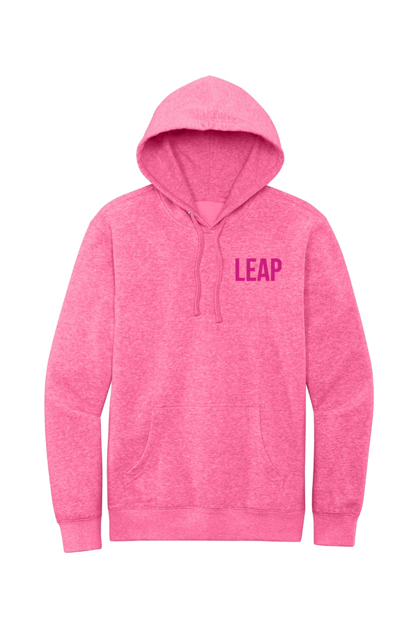 Leap: ADULT Tone-on-Tone SoftSpun Fleece Hoodie (Embroidered)