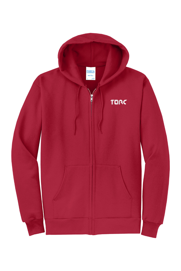 Torc: Classic Fleece Full-Zip Hooded Sweatshirt