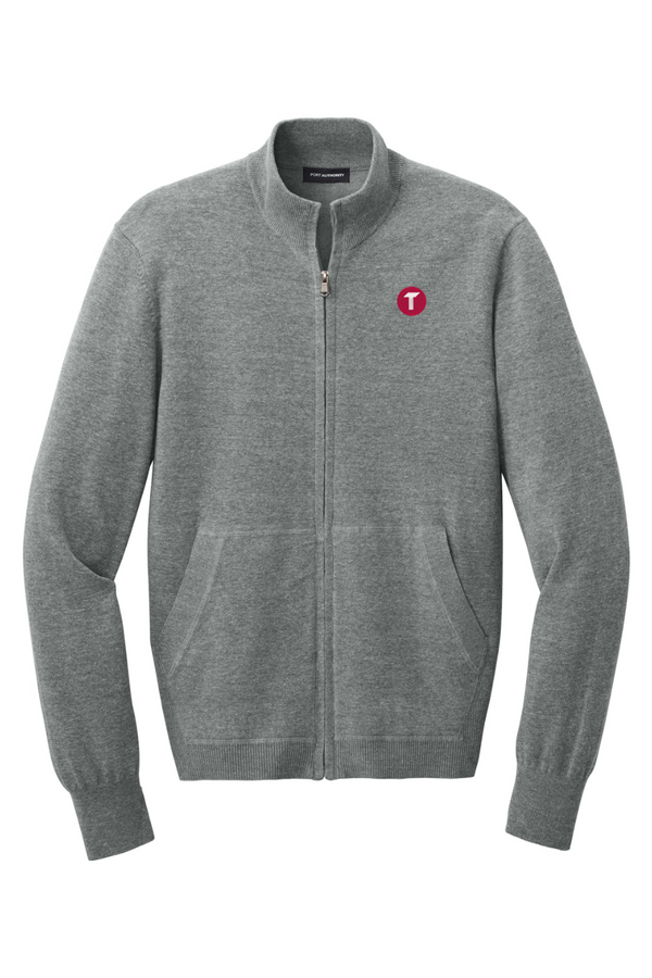 Torc: ADULT Easy Care Full-Zip Sweater (Embroidered)